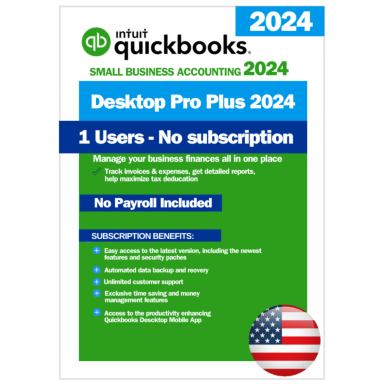 Streamline Your Business Finances with QuickBooks Desktop Pro 2024 - Buy Now and Save Time!